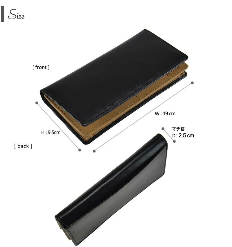 ［日本直送］日本人氣品牌 宇野福鞄 Re:Credo 意大利牛革製長銀包 皮夾 Japan Re:Credo Italian Leather Long Wallet 35-5068