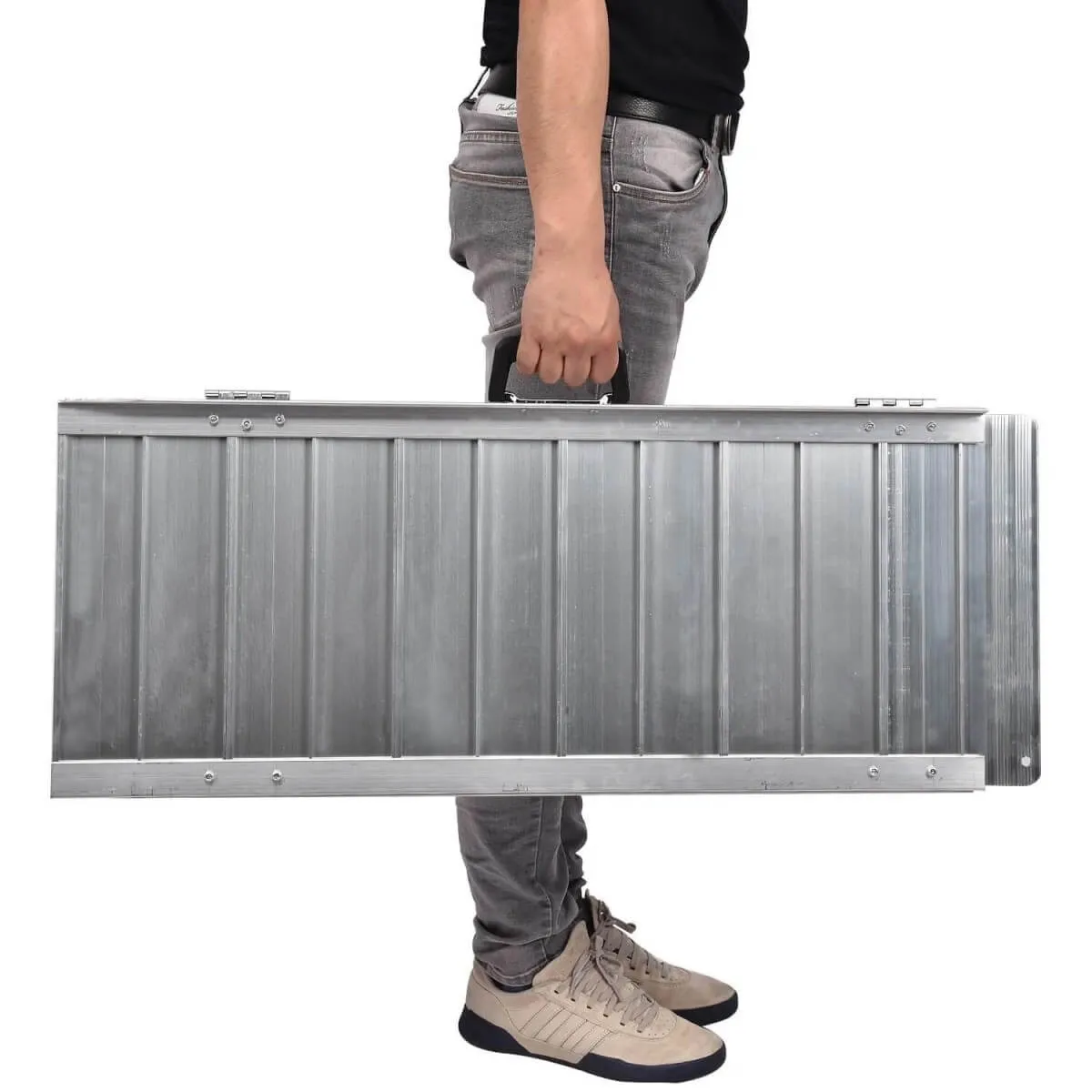 3-5 FT Non Skid Aluminum Portable Wheelchair Ramp