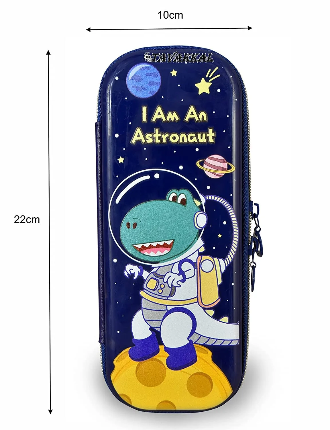 Aara Internationals orld EVA 3D Cover Large Capacity Pencil Case Compass with Compartments, School Supply Organizer for Students, Stationery Box, Cosmetic Zip Pouch