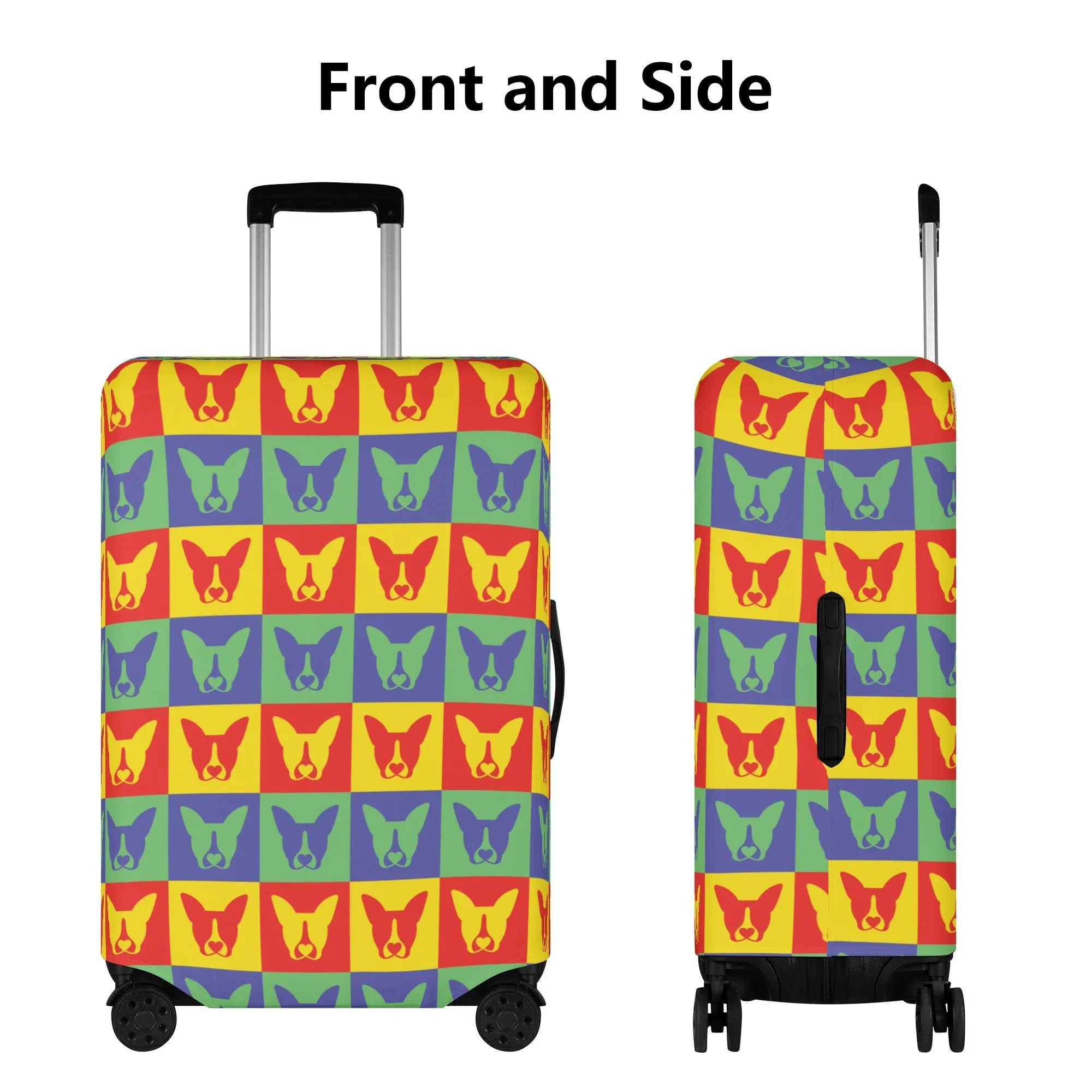 Apollo - Luggage Cover for Boston Terrier lovers