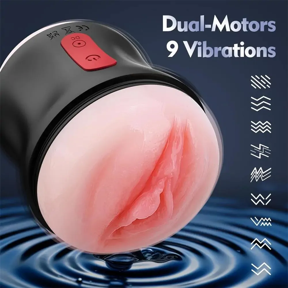 Automatic Male Masturbator for Shaft Penis Training Vibrator