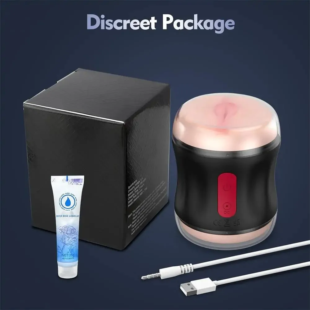 Automatic Male Masturbator for Shaft Penis Training Vibrator