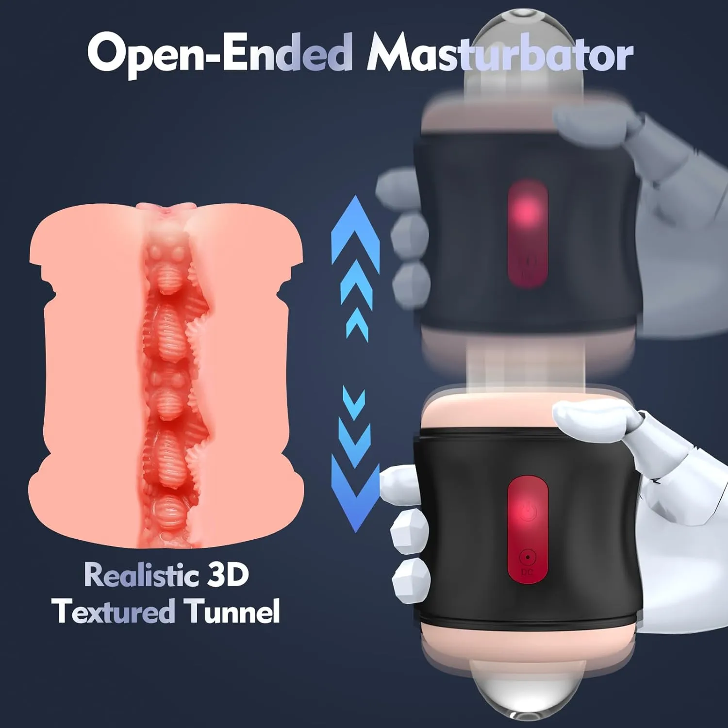 Automatic Male Masturbator for Shaft Penis Training Vibrator
