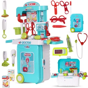 Baybee Doctor Play Set with Suitcase & Portable Pretend Play,Little Doctor Set Toys for Kids