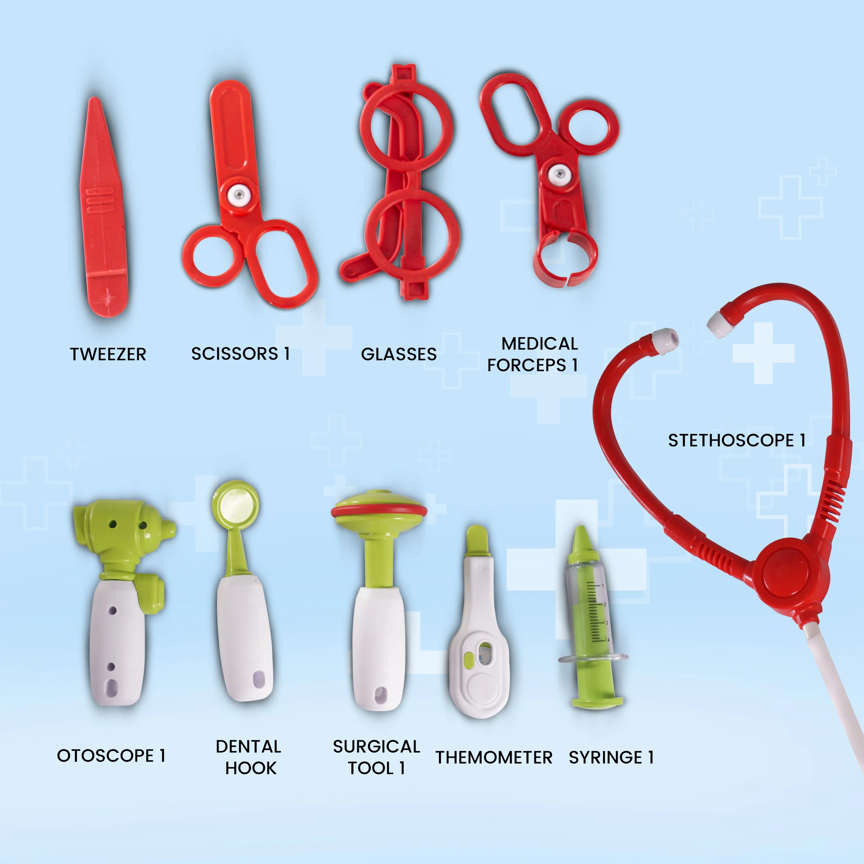 Baybee Doctor Play Set with Suitcase & Portable Pretend Play,Little Doctor Set Toys for Kids