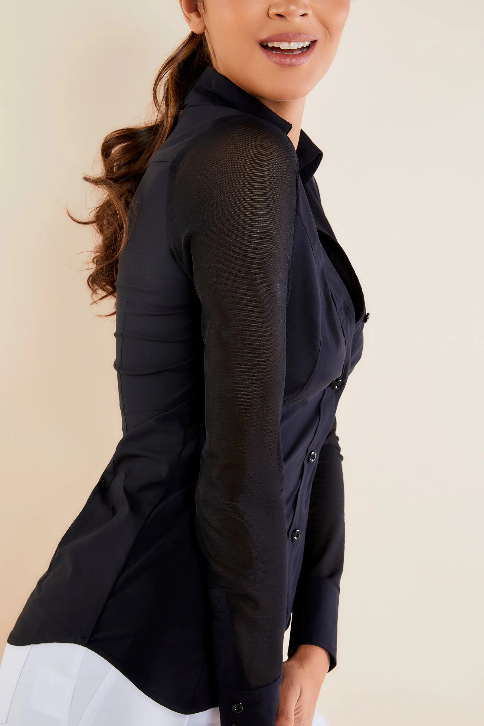 Beth Button-Front Shirt