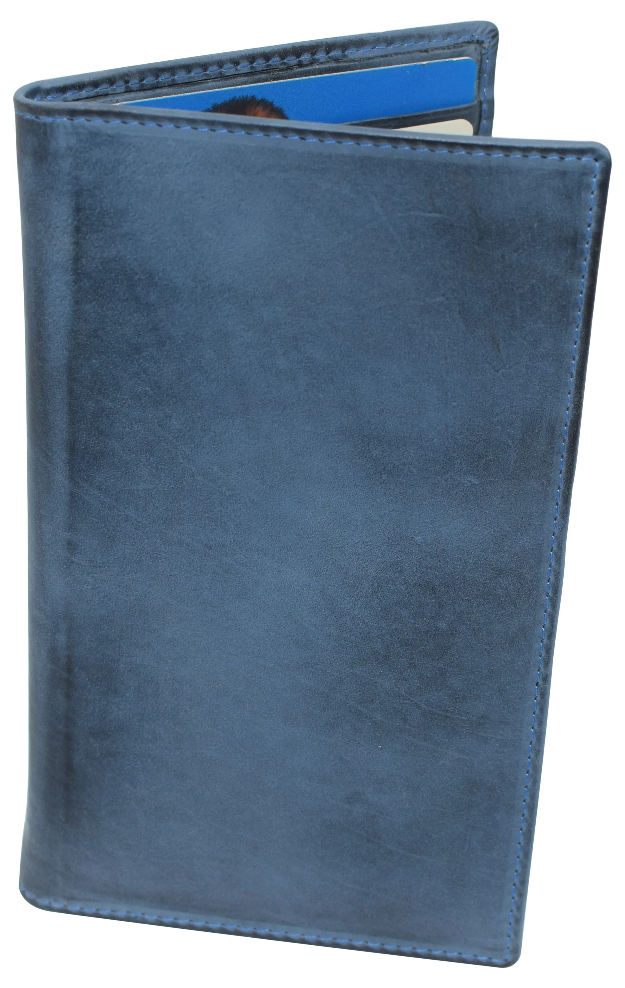 Bifold RFID Blocking Premium Leather Credit Card ID Holder Long Wallet