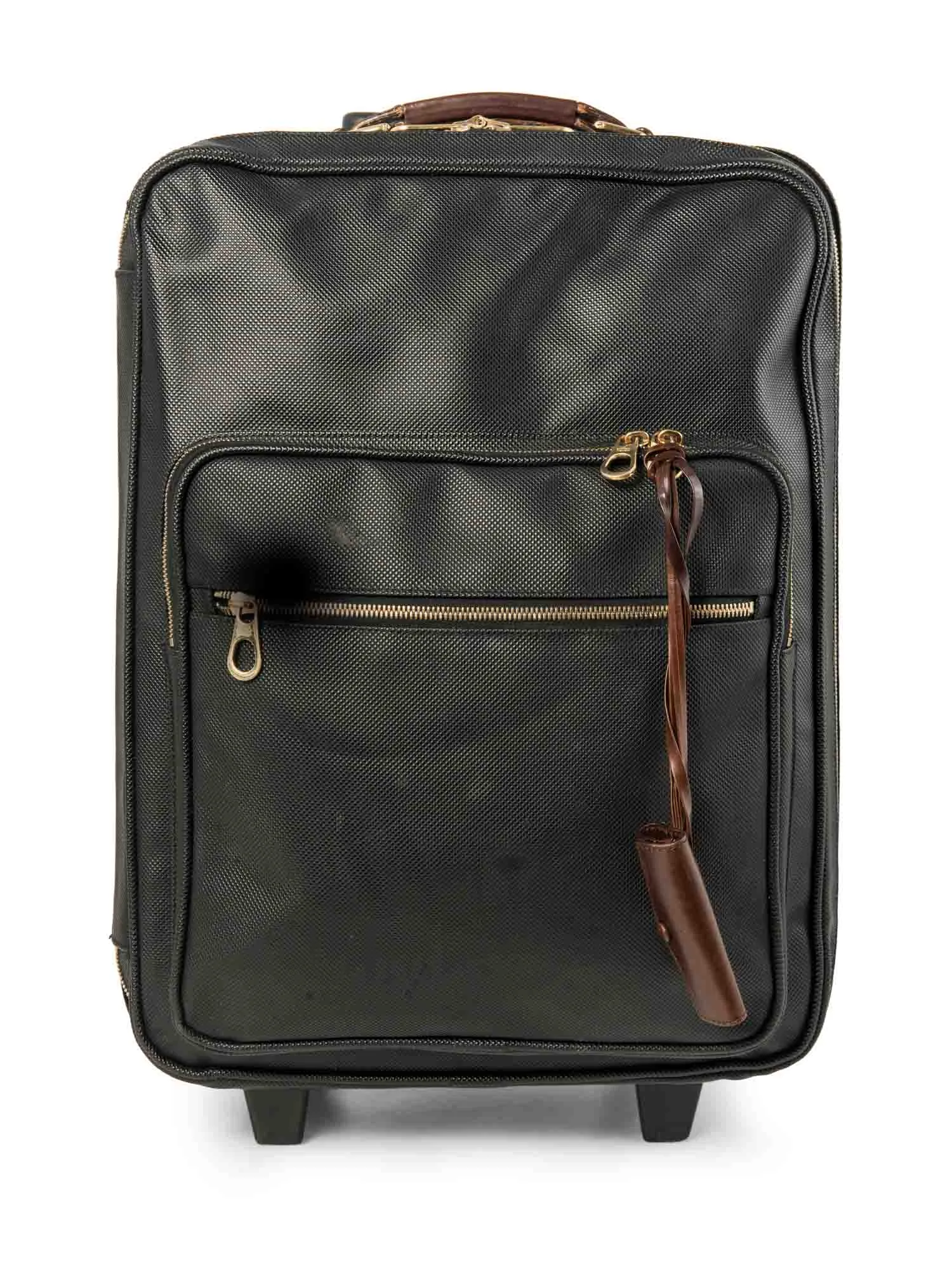 Bottega Veneta Carry-On Suitcase Black Brown