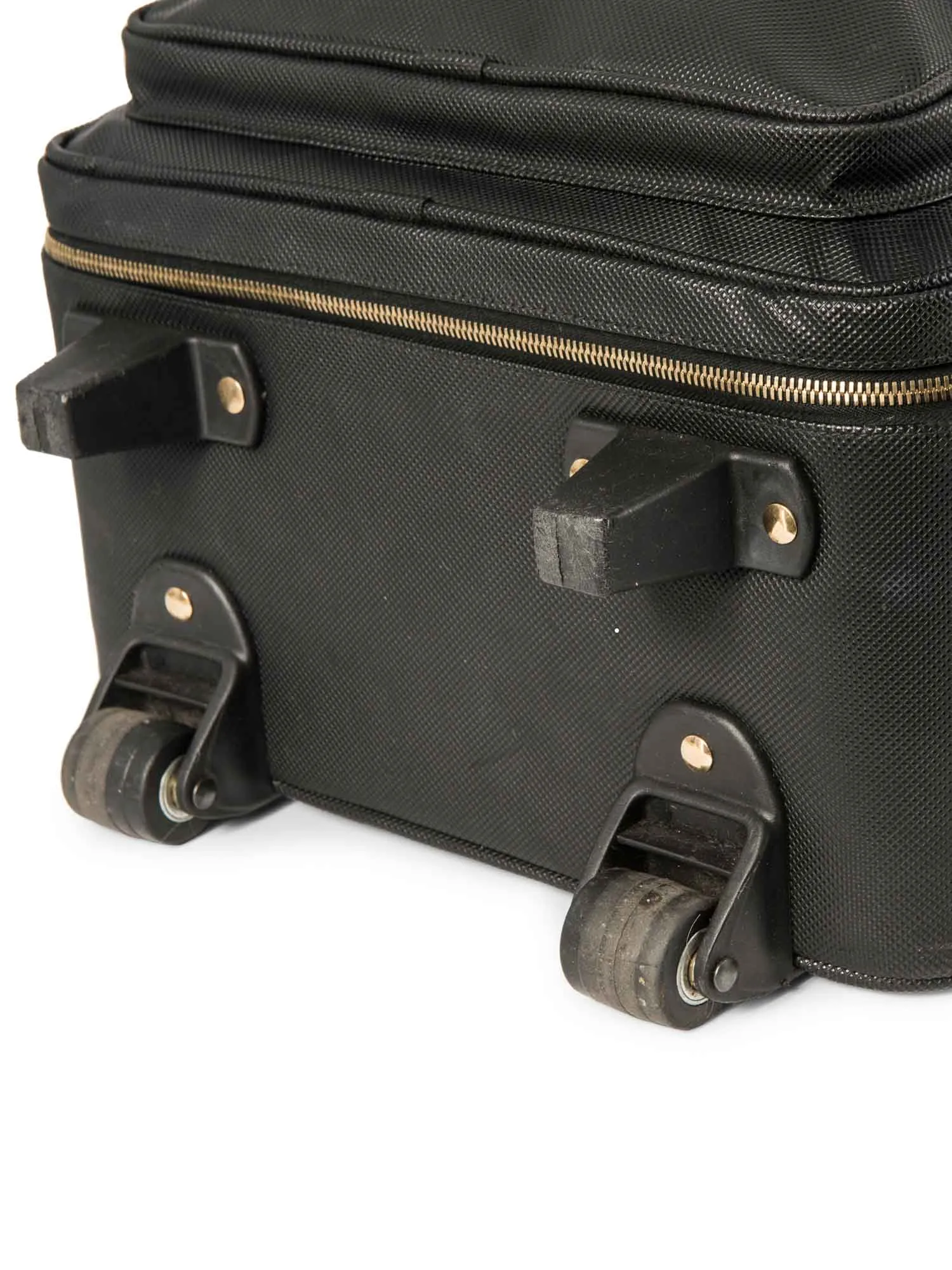 Bottega Veneta Carry-On Suitcase Black Brown