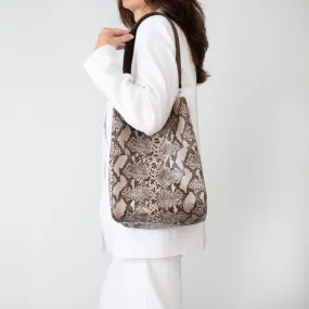 Bucket Bag-Snake print
