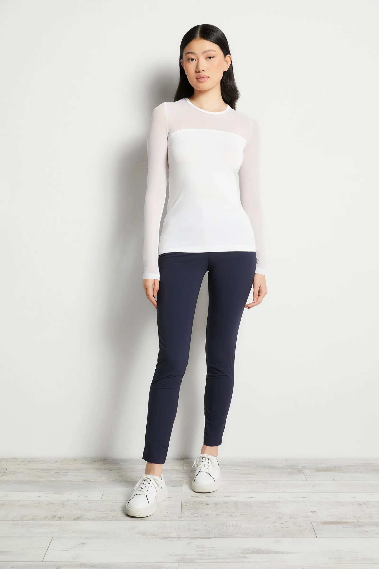 Budah Mesh Viscose Top