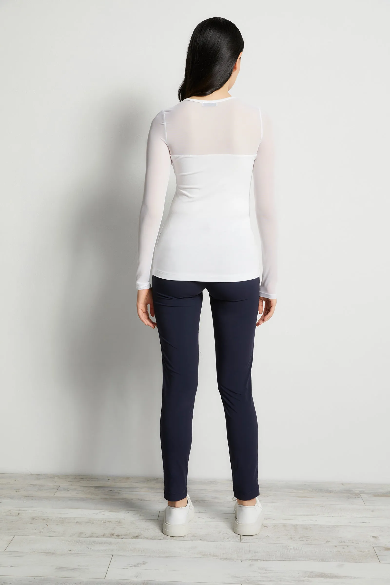 Budah Mesh Viscose Top