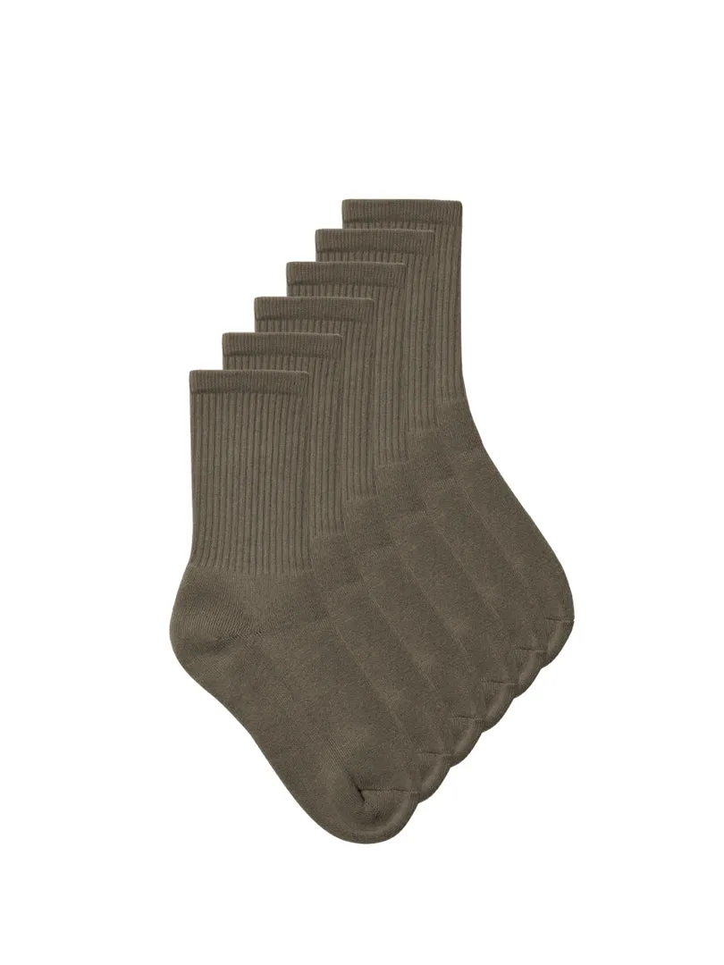 Chaussettes Classique - Sauge - 3 Pack