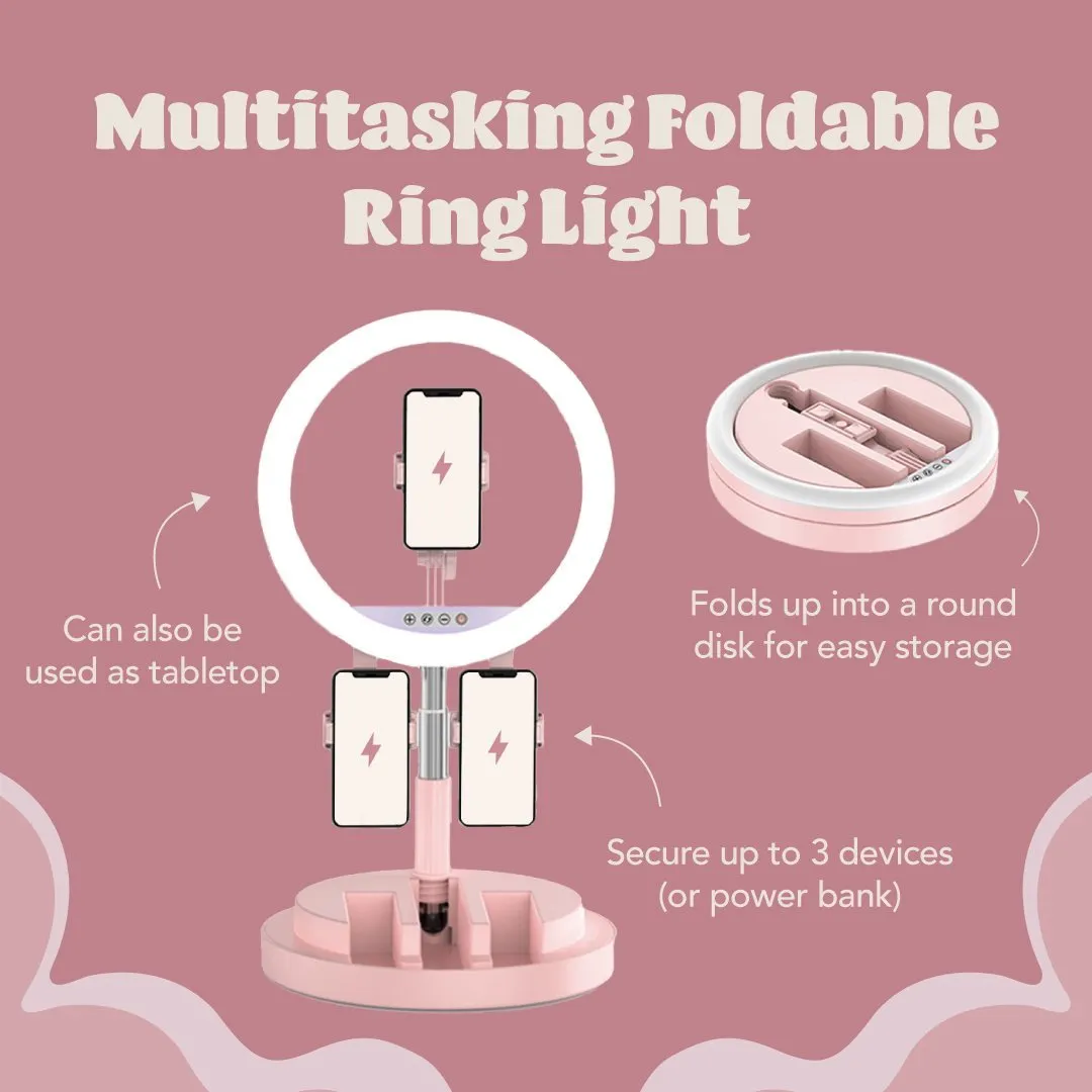 Creator On-Screen Kit - Multi-charging Self-Powered Portable Ring Light Set