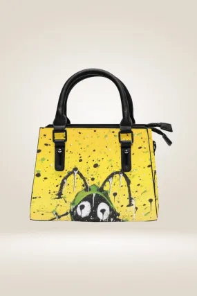 Cute Bug Yellow Satchel Bag