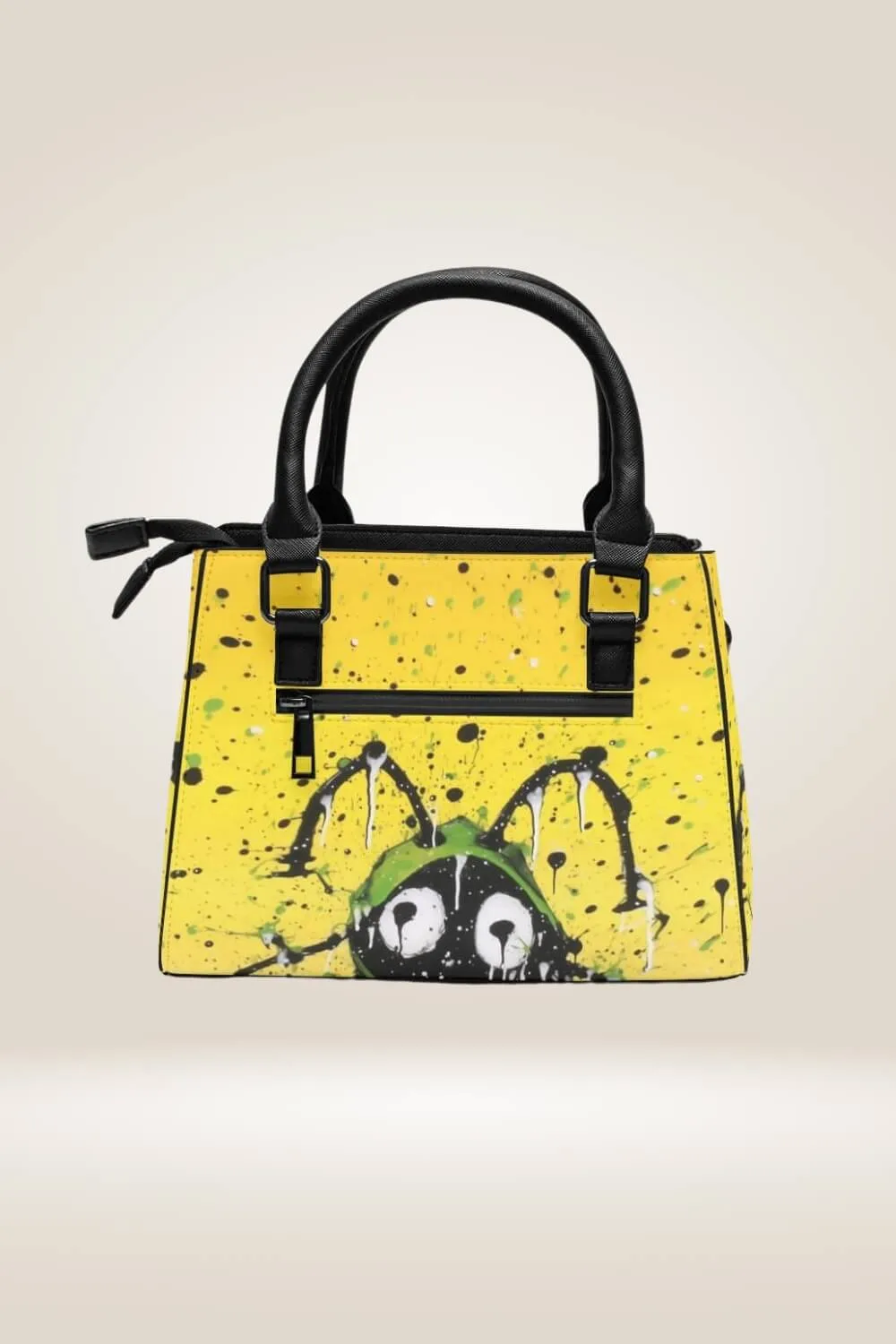 Cute Bug Yellow Satchel Bag