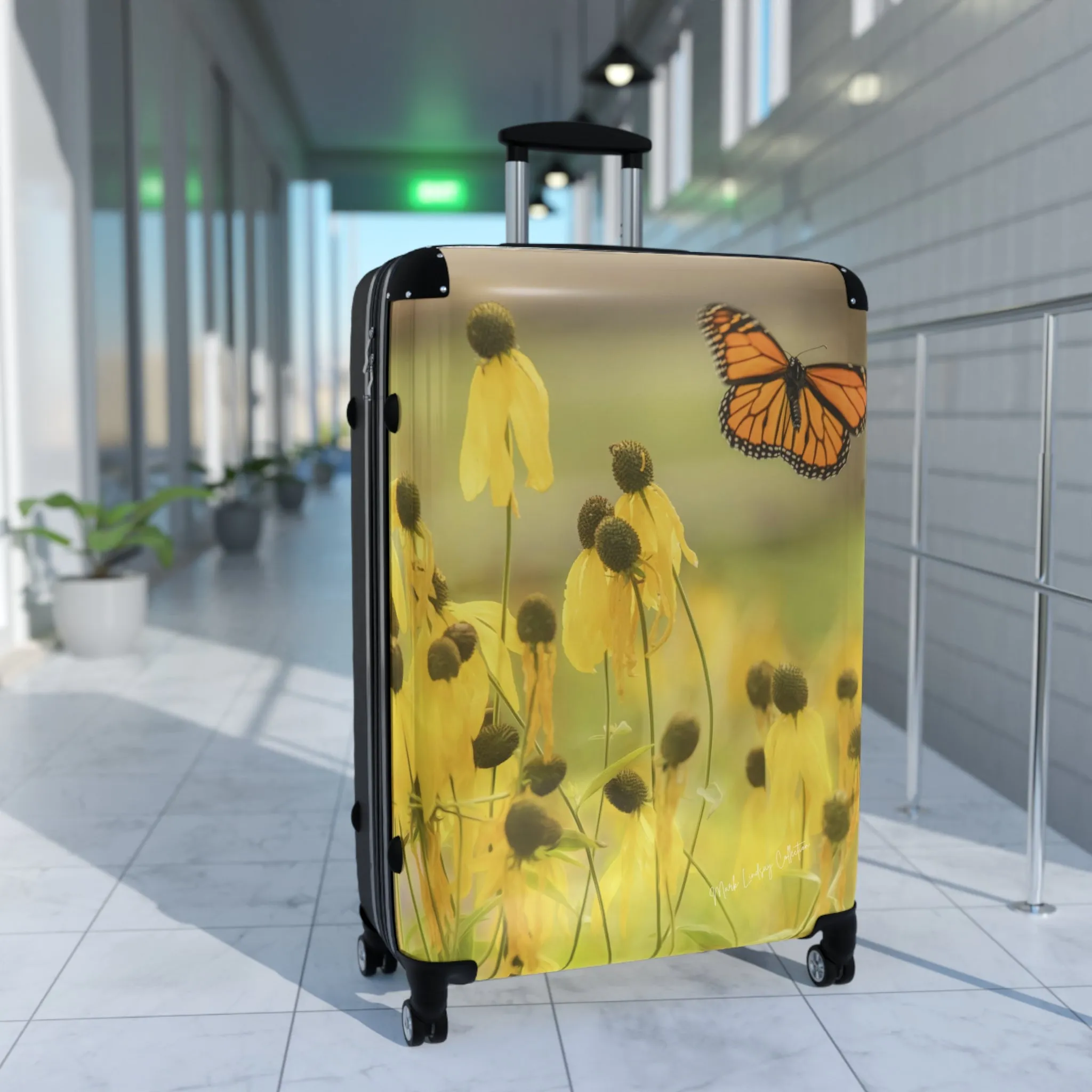 Dancing with Flowers Custom Art Luggage