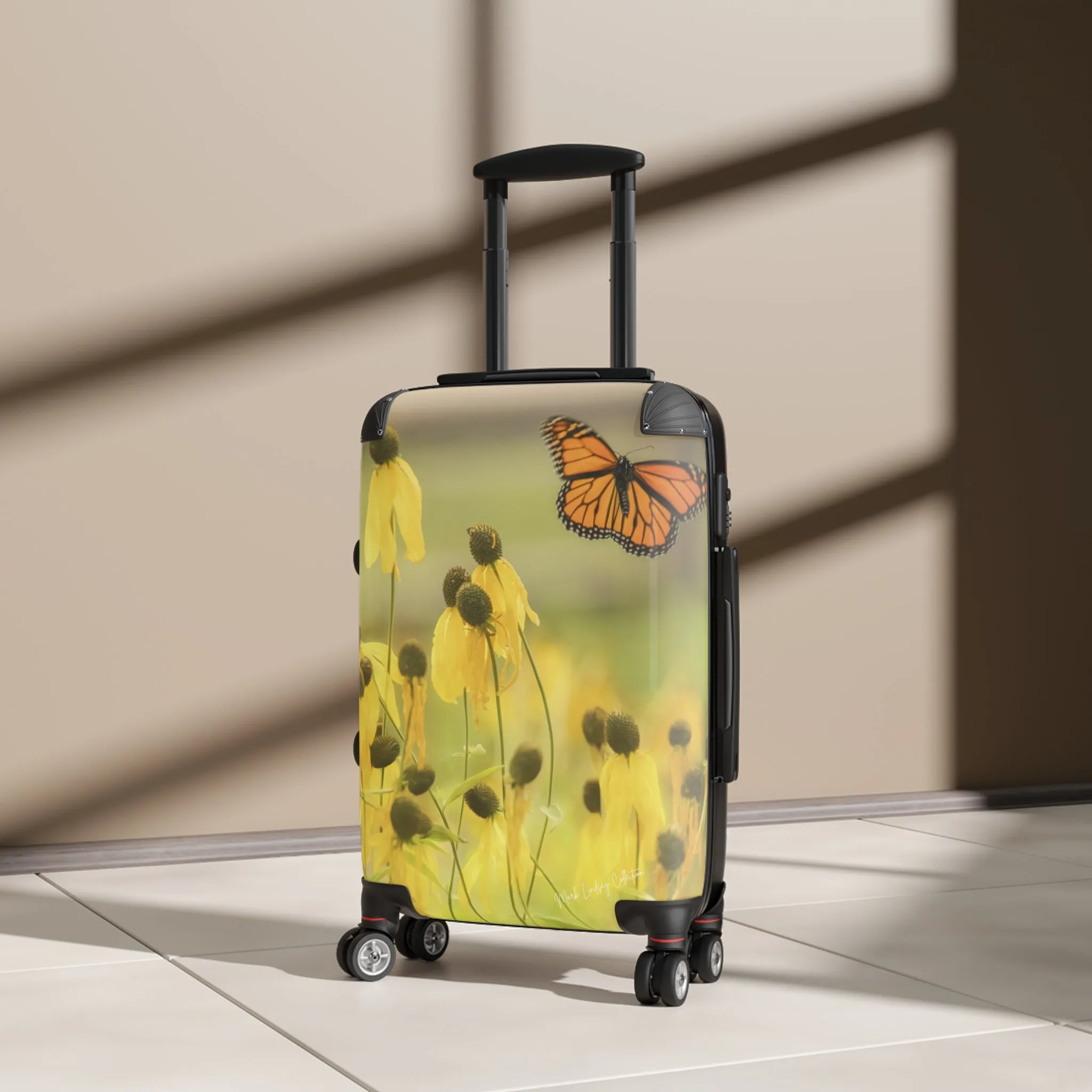 Dancing with Flowers Custom Art Luggage