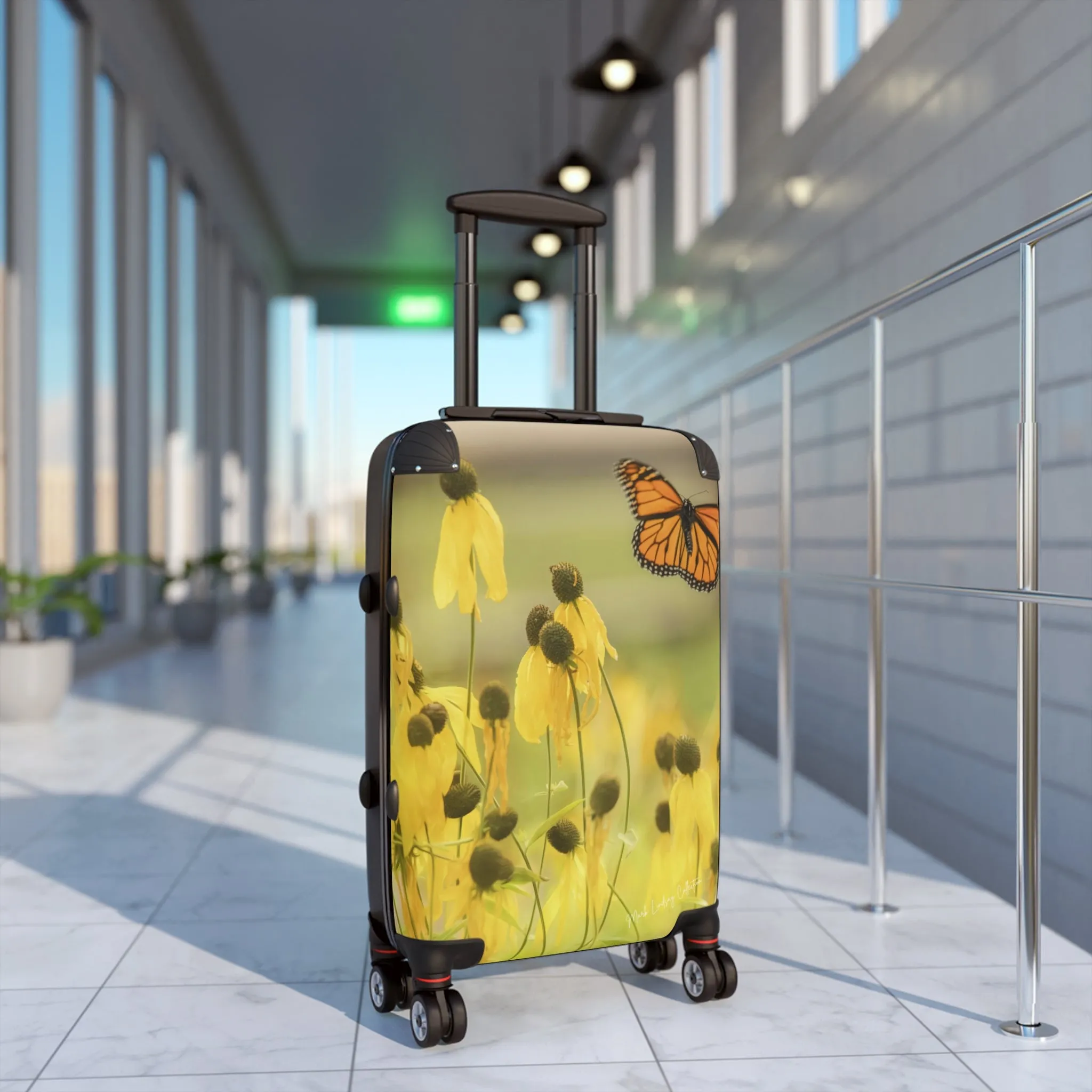Dancing with Flowers Custom Art Luggage