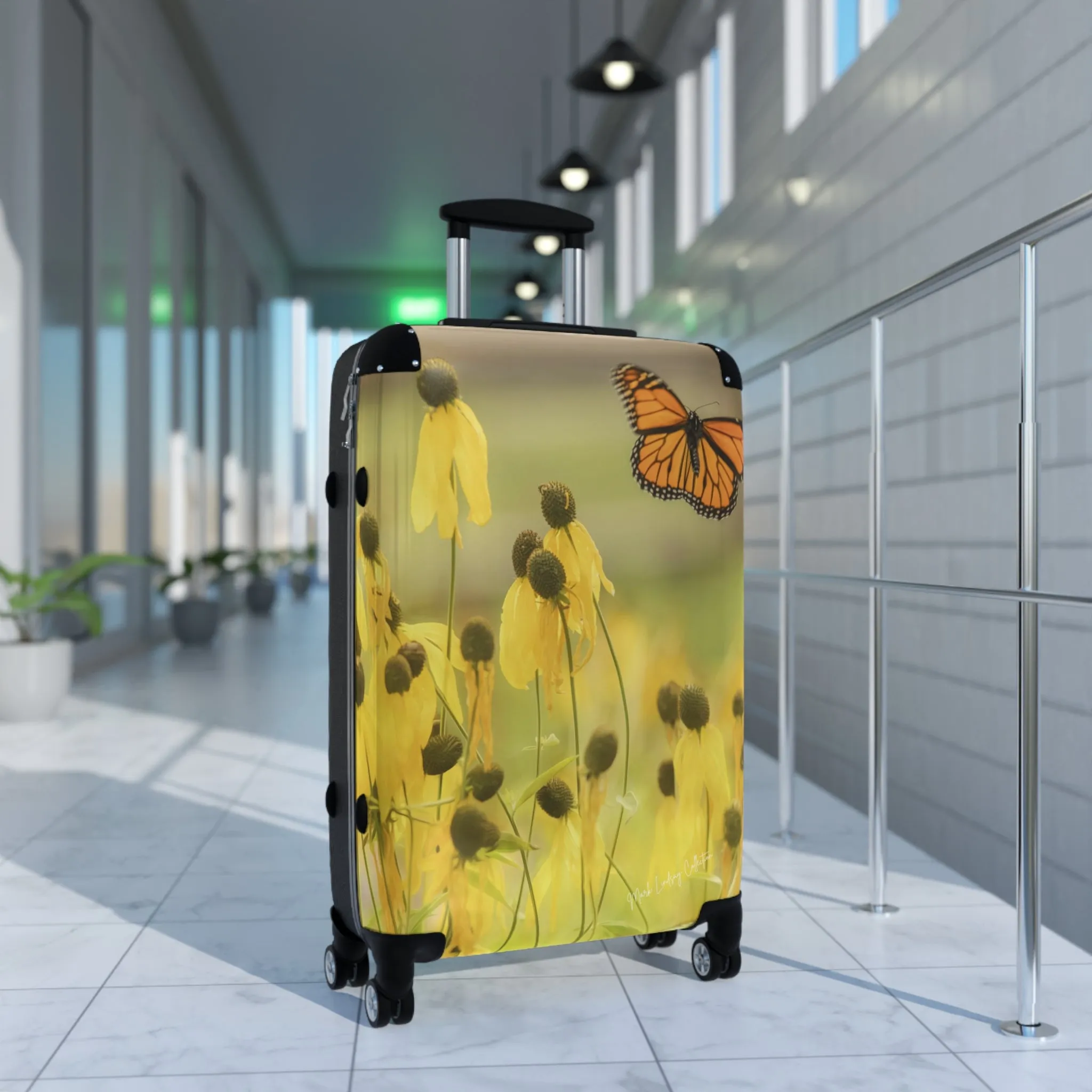 Dancing with Flowers Custom Art Luggage