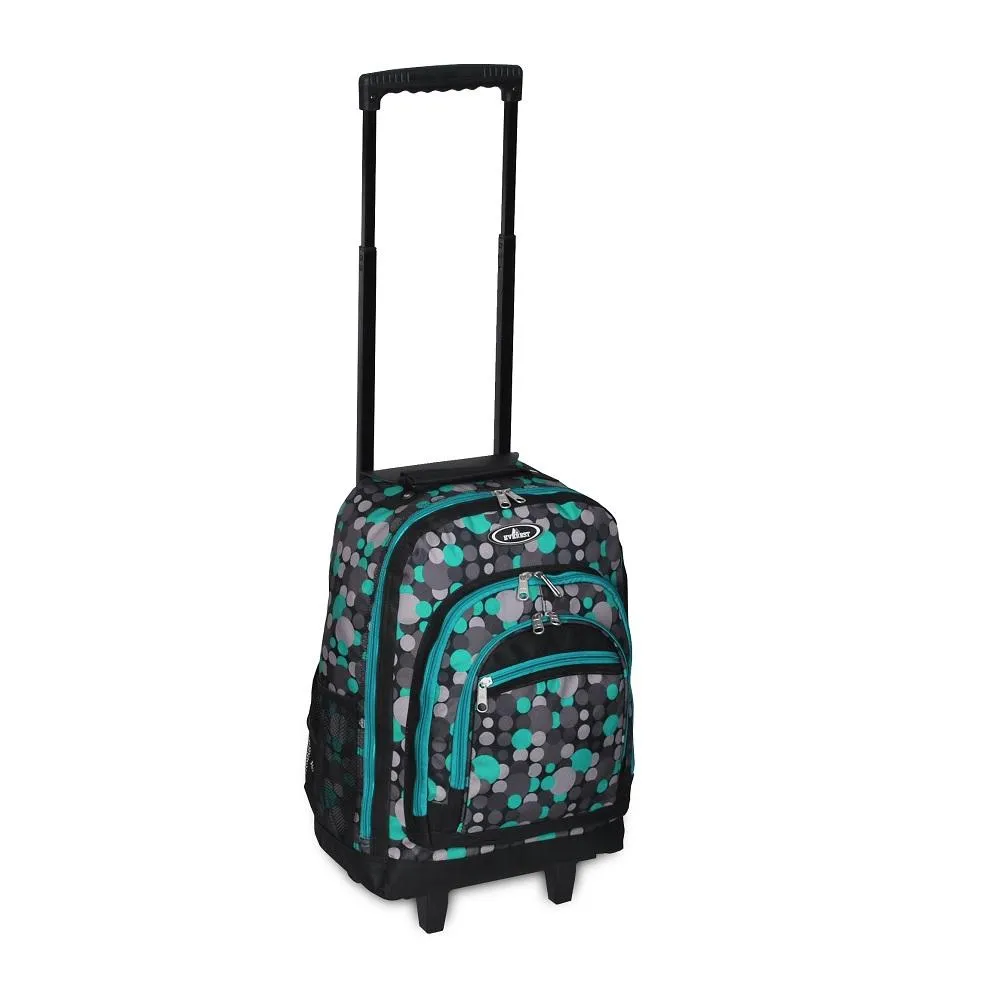 Everest-Wheeled Backpack w/ Pattern