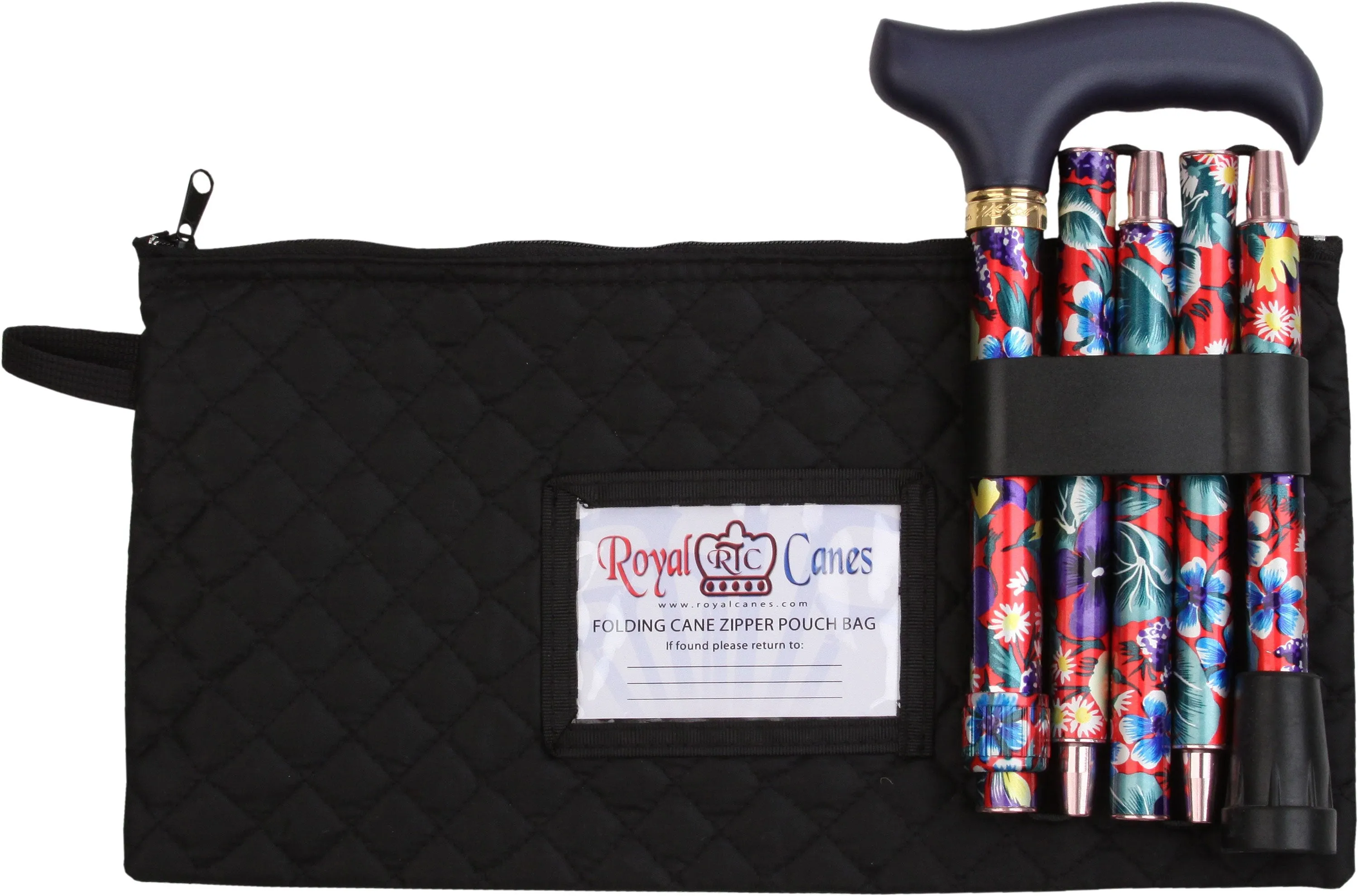 Fiesta Red Mini Compact Folding Cane