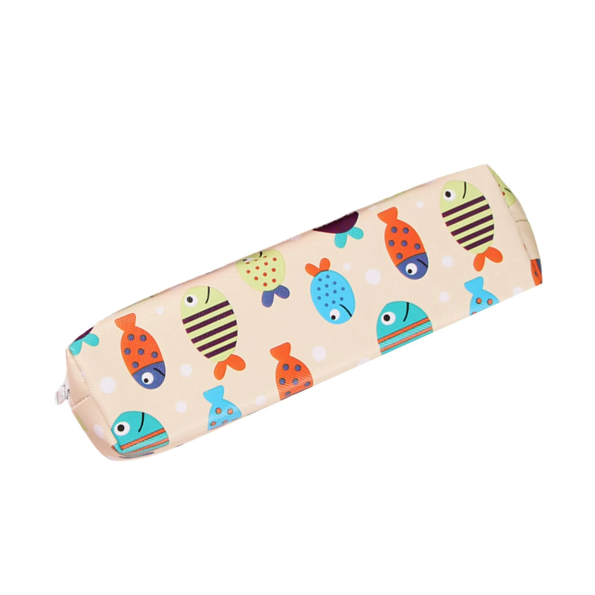 Fish Cartoon Leather Pencil Case