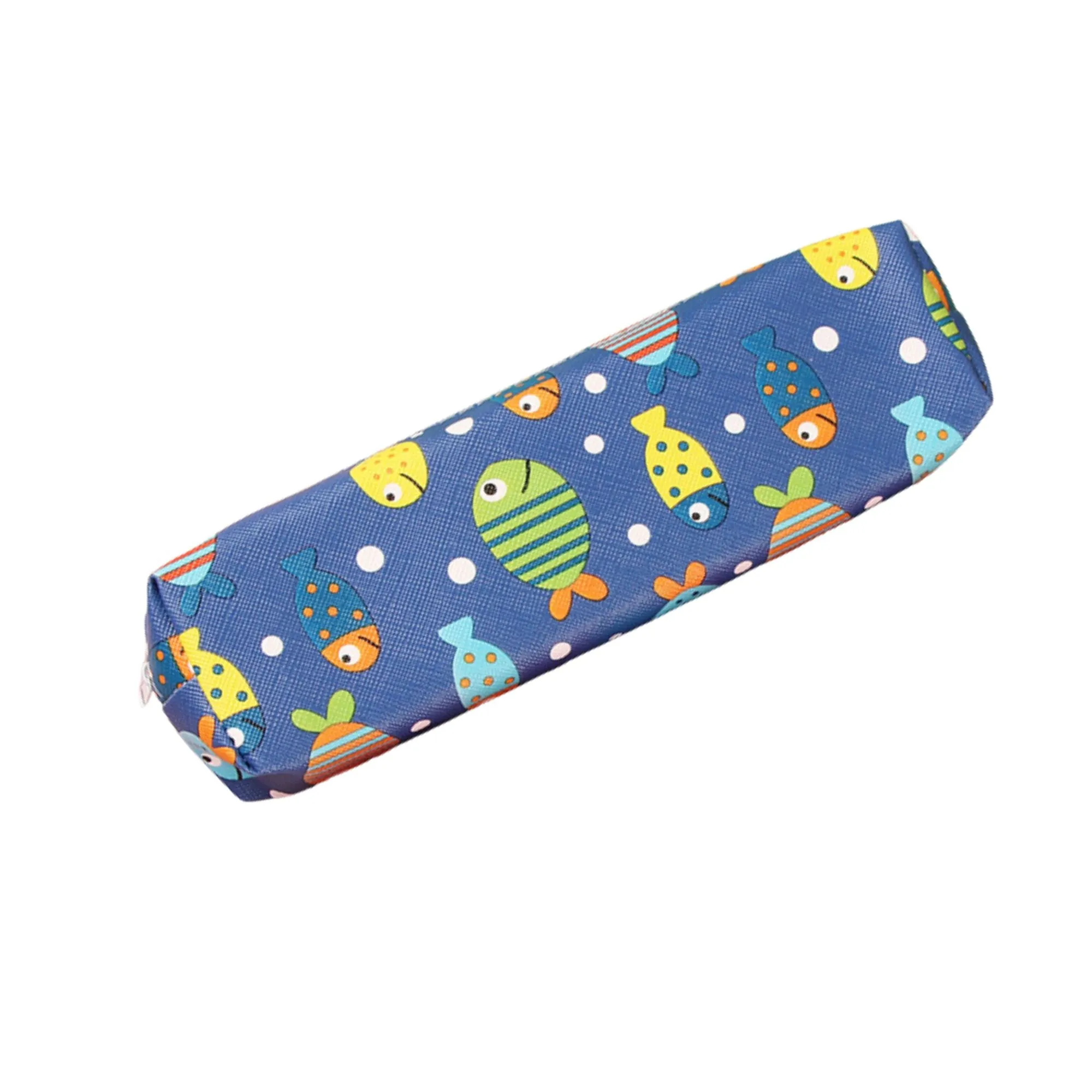 Fish Cartoon Leather Pencil Case