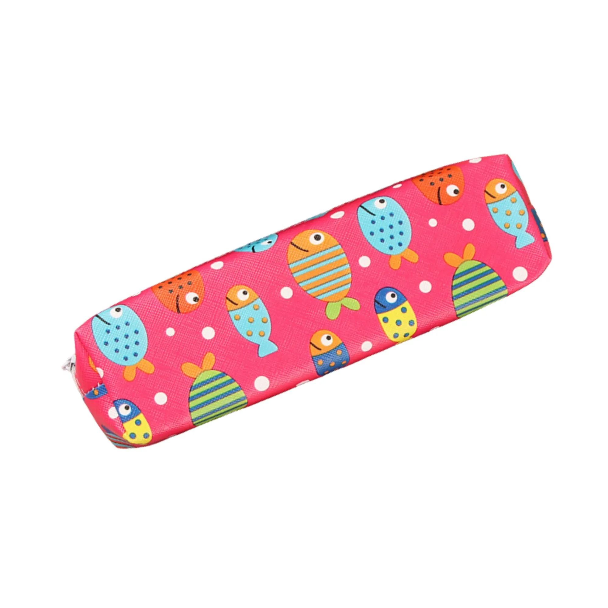 Fish Cartoon Leather Pencil Case