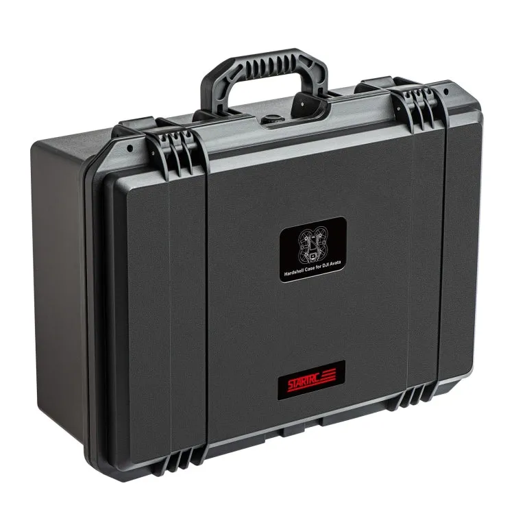 For DJI Avata STARTRC IP67 Waterproof PP Suitcase Storage Box(Black)