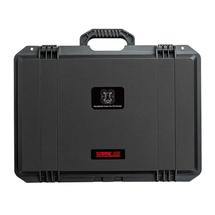 For DJI Avata STARTRC IP67 Waterproof PP Suitcase Storage Box(Black)