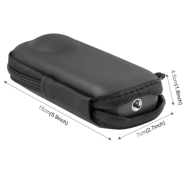 For Insta360 X4 PULUZ Camera Portable Case Box Storage Bag (Black)