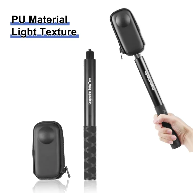 For Insta360 X4 PULUZ Camera Portable Case Box Storage Bag (Black)