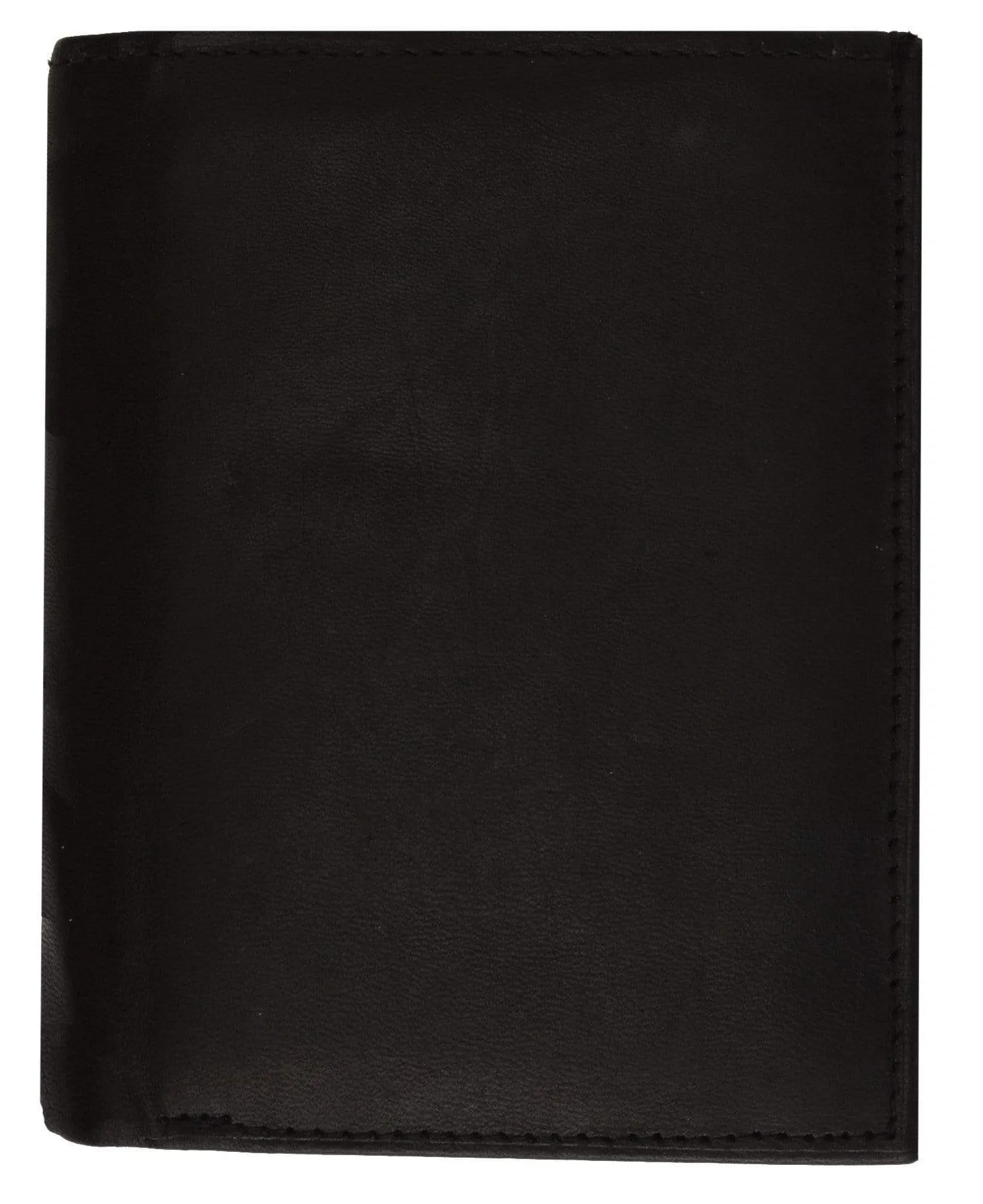 Genuine Leather European Hispter Bifold Wallet with 2 center Flaps and Coin Purse for Men 618 CF