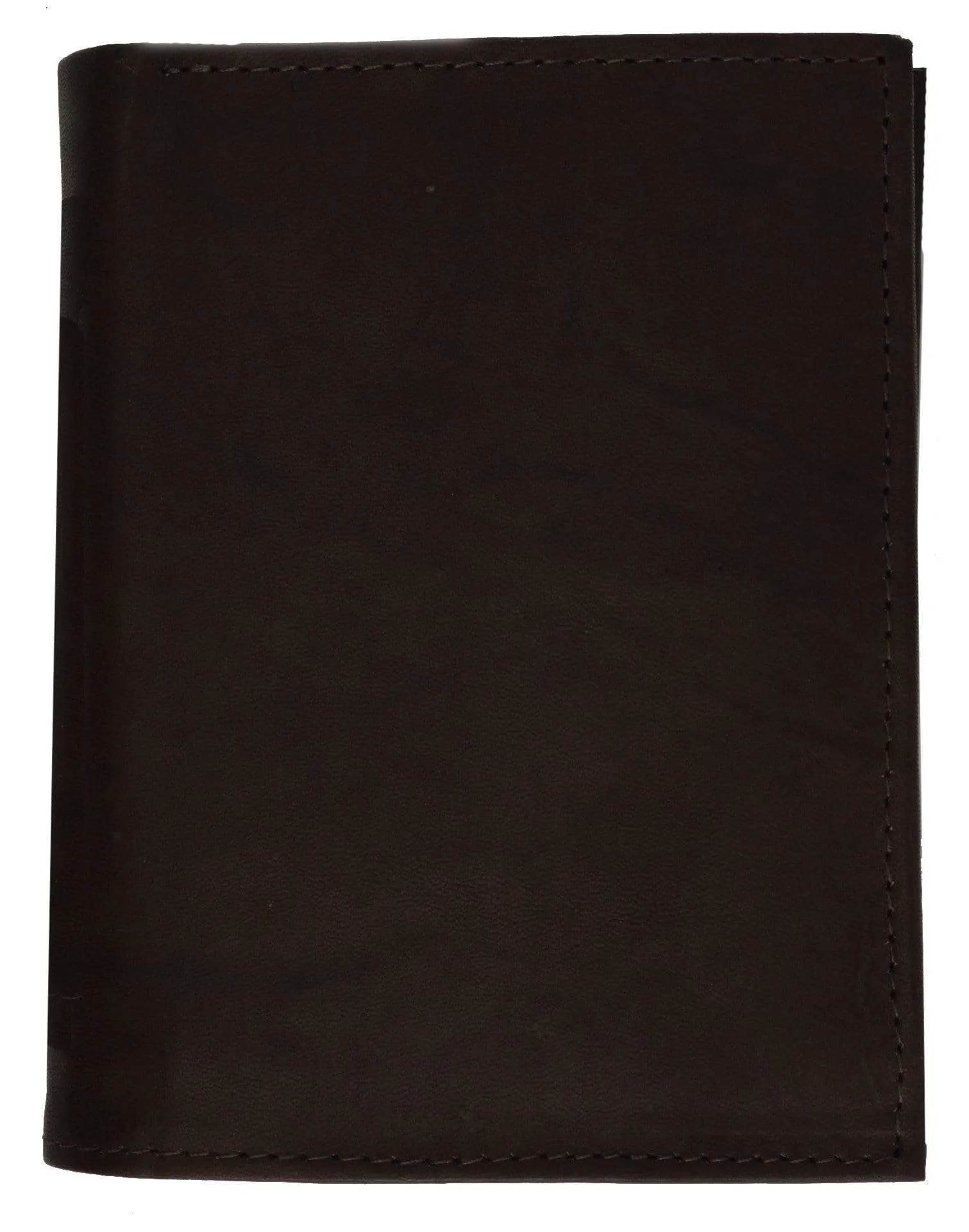 Genuine Leather European Hispter Bifold Wallet with 2 center Flaps and Coin Purse for Men 618 CF