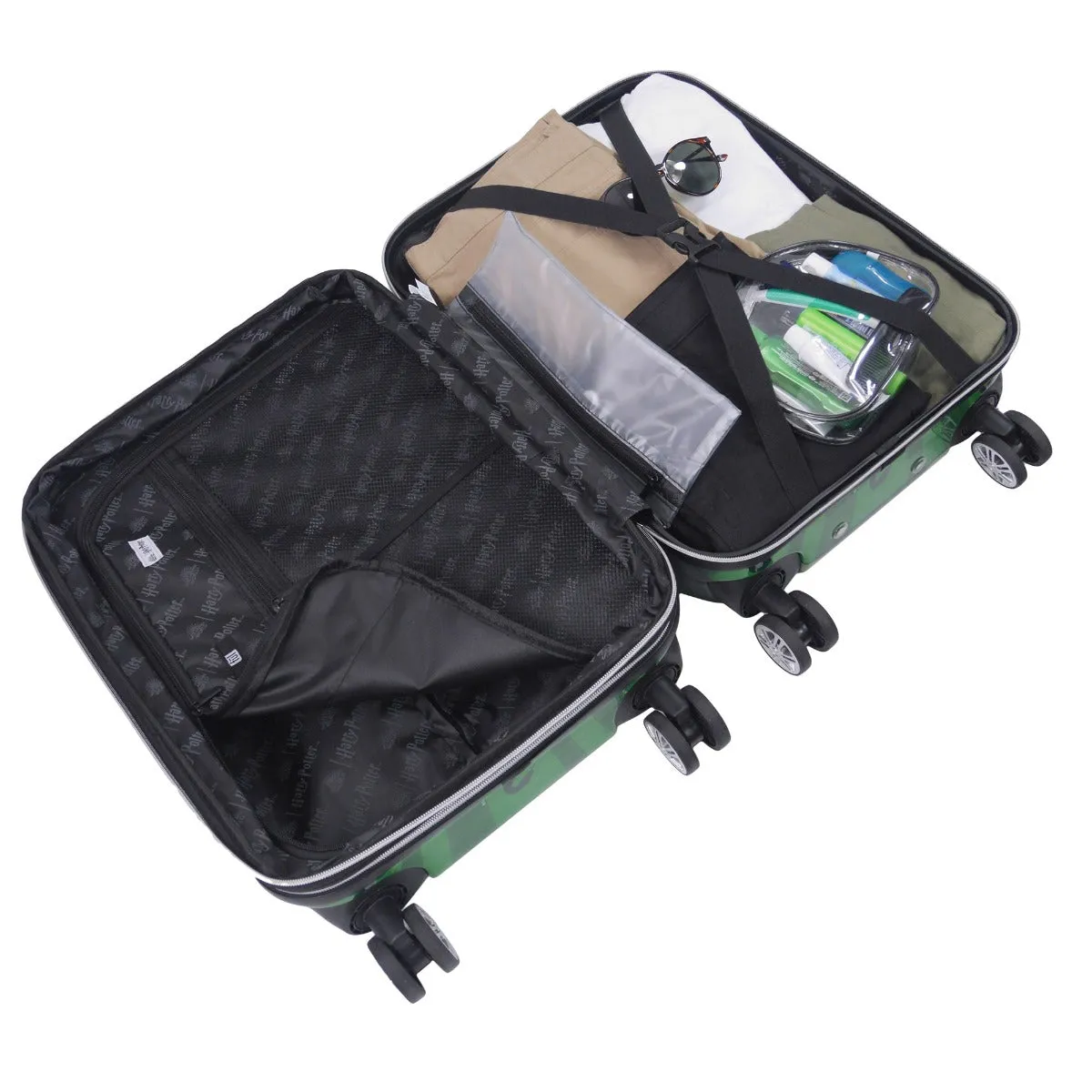 Harry Potter Slytherin 22" Carry-on Spinner Suitcase Luggage