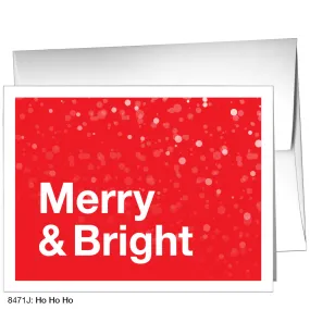 Ho Ho Ho, Greeting Card (8471J)
