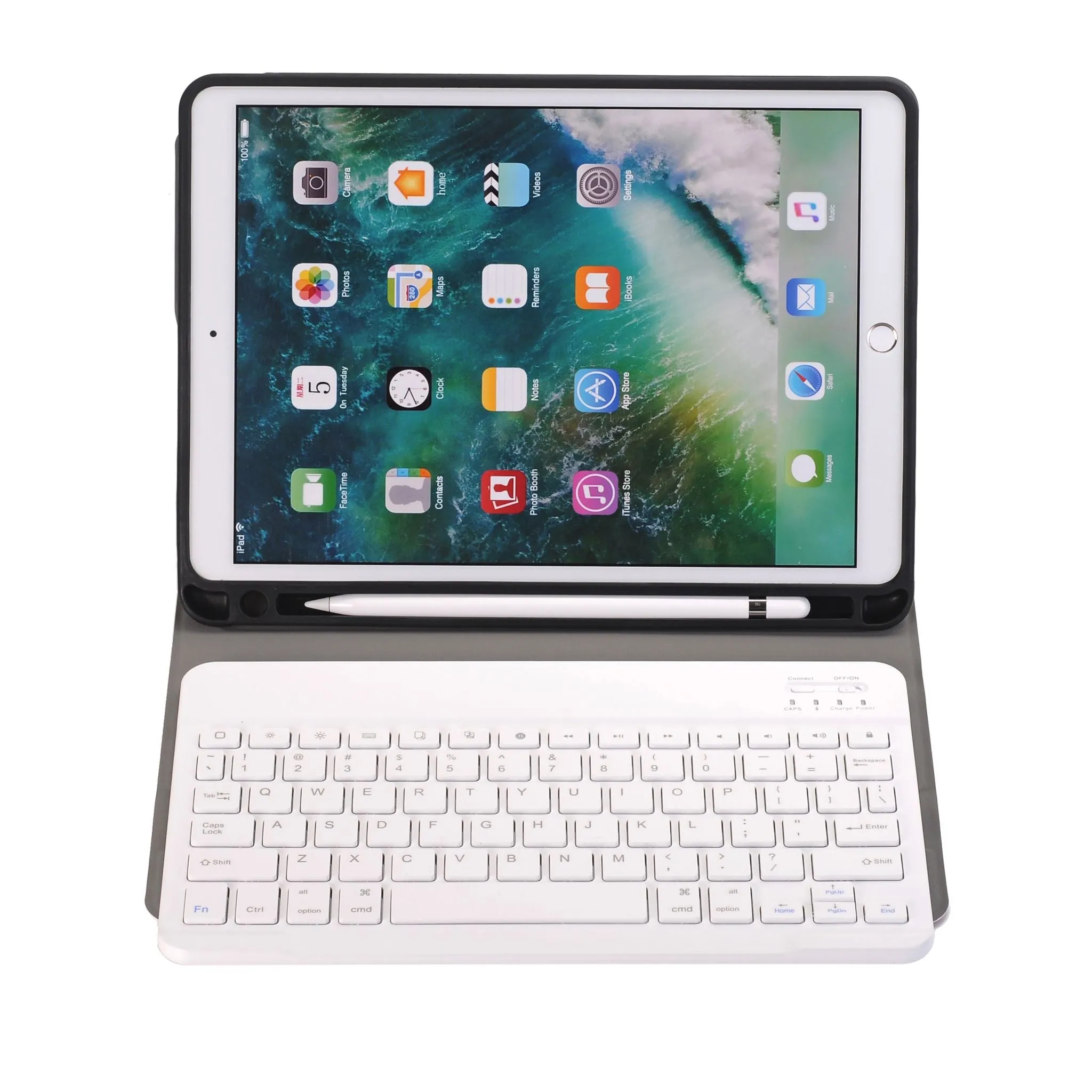 iPad 10.2'', iPad Air 3, Pro 10.5,  Keyboard Case With Pencil Holder