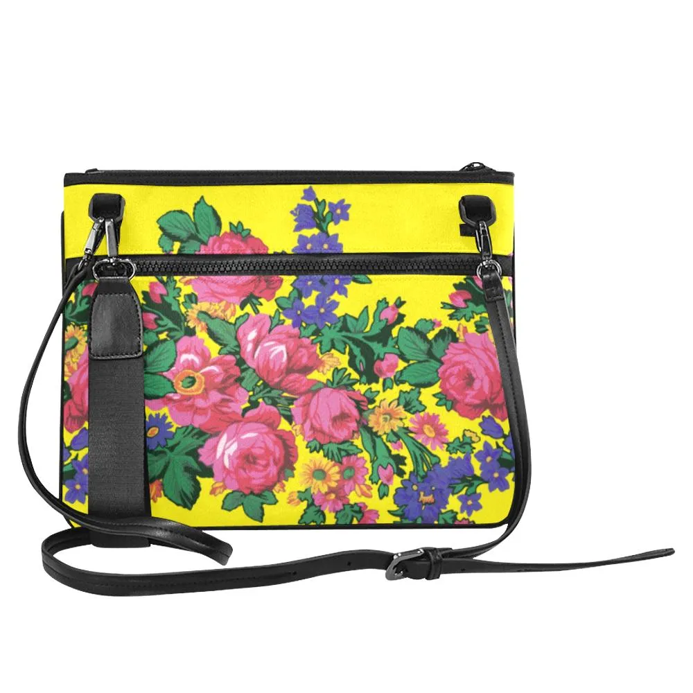 Kokum's Revenge-Yellow Slim Clutch Bag