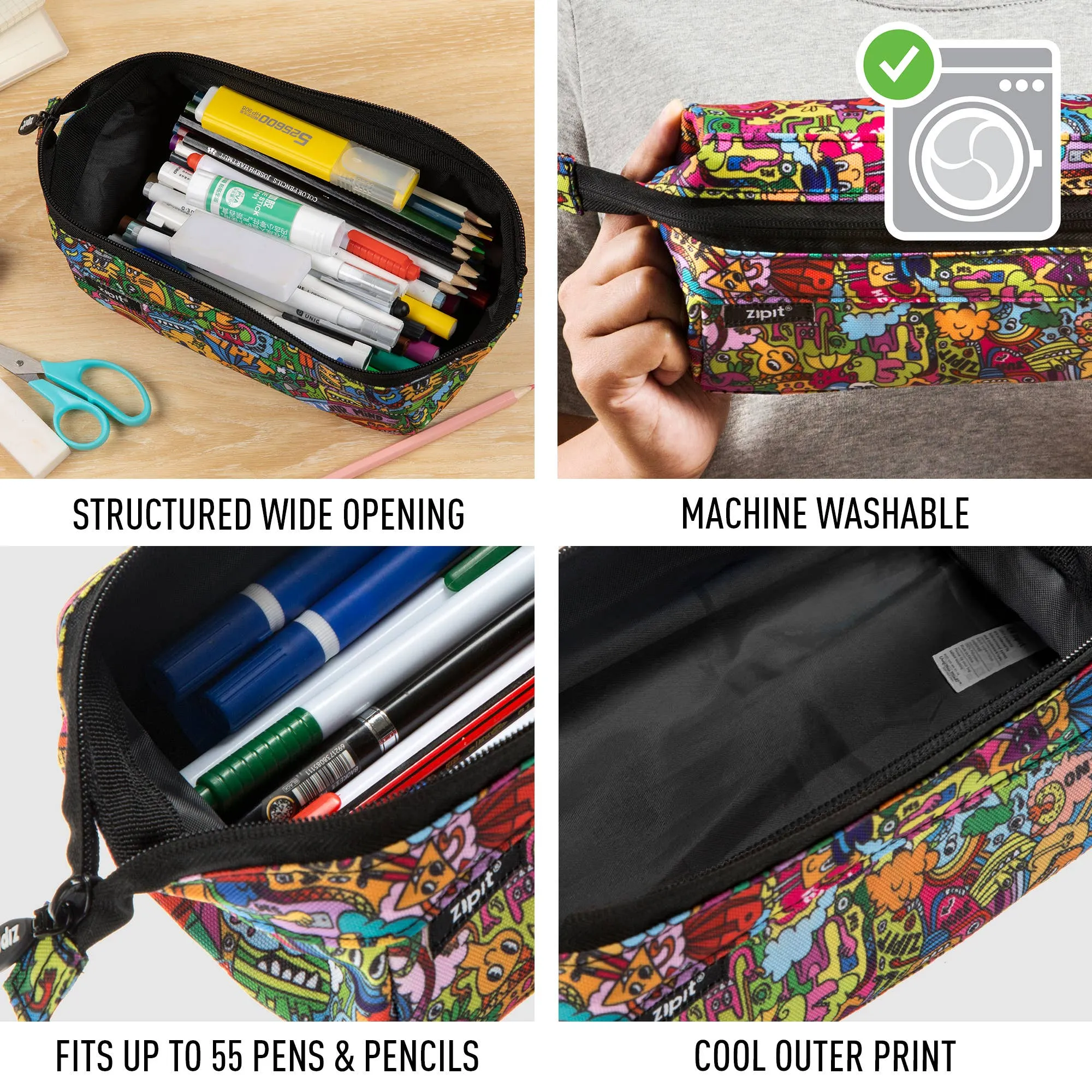 Lenny Pencil Case (Doodles)