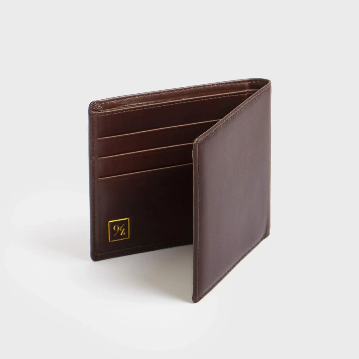 Men's Genuine Leather Bi-Fold Wallet