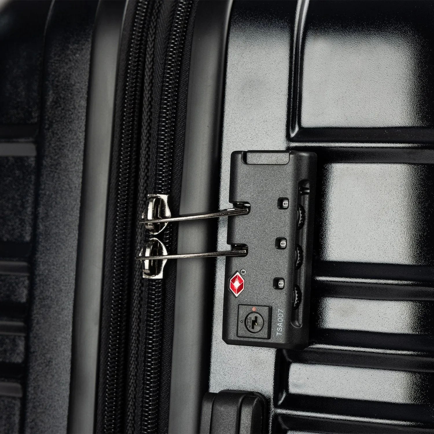 Olympus Noctis Suitcase 20" Hard Shell ABS PC (Stygian Black)