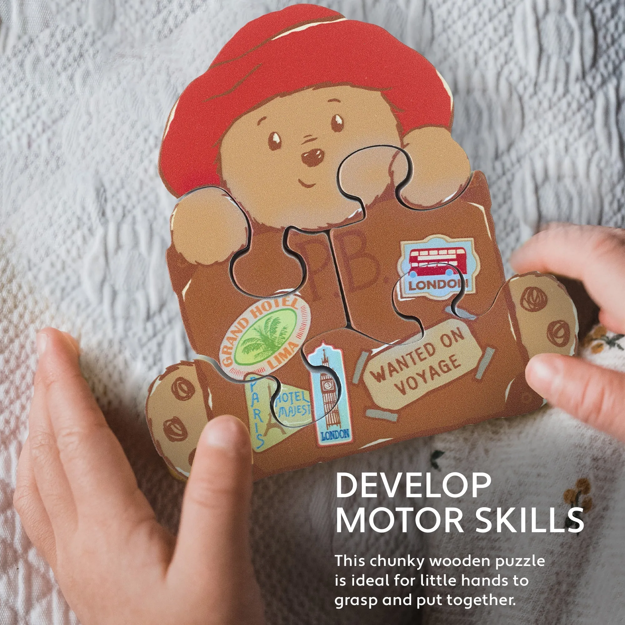 Paddington Wooden Puzzle Suitcase
