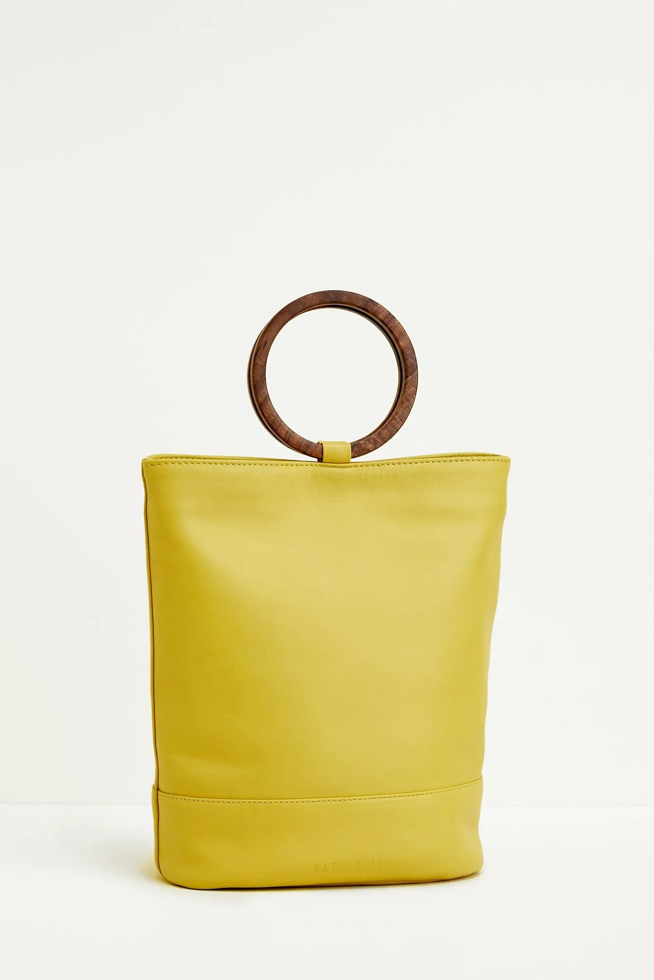 Payton James Wood Bucket Tote