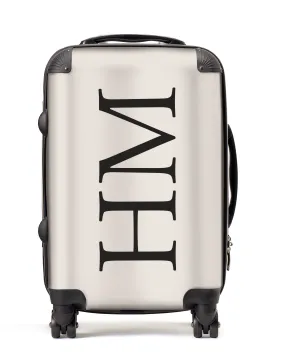 Personalised Suitcase | Vanilla Monogram