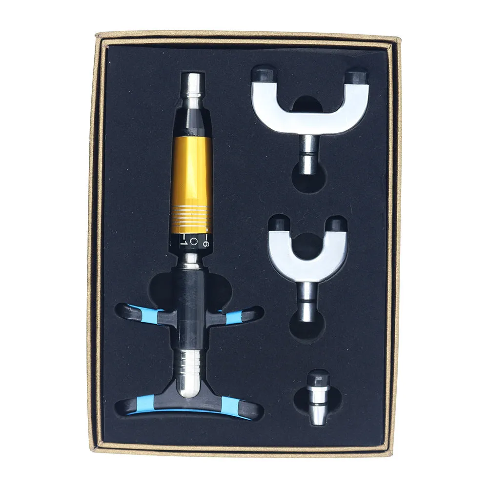 Portable Manual Chiropractic Adjusting Tools Relief Therapy Spine Pain Correction Gun Spinal Adjustment Massager Body Relax 2023