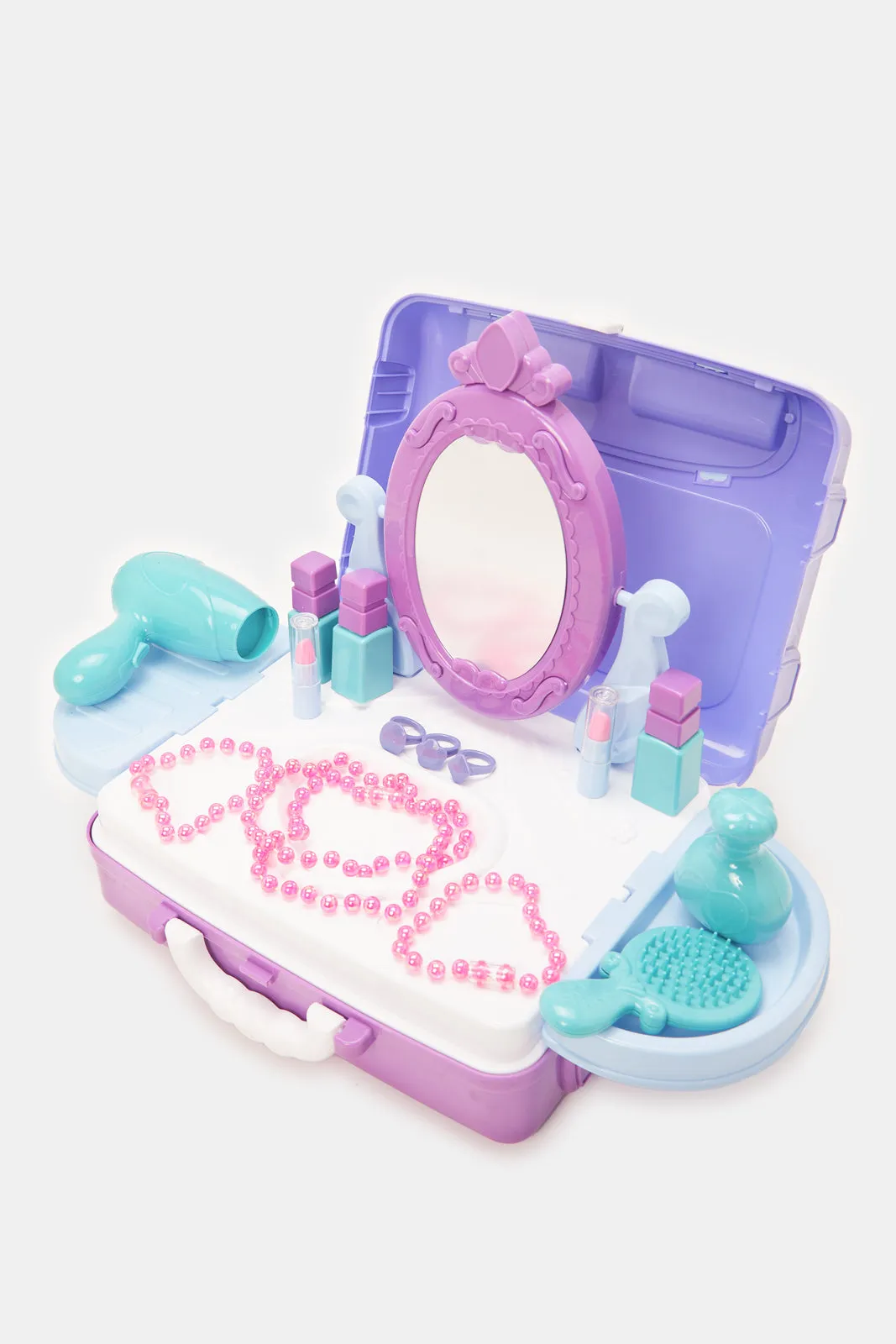 Purple Frozen Dress Up Play Suitcase (22 Piece)