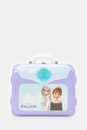 Purple Frozen Dress Up Play Suitcase (22 Piece)