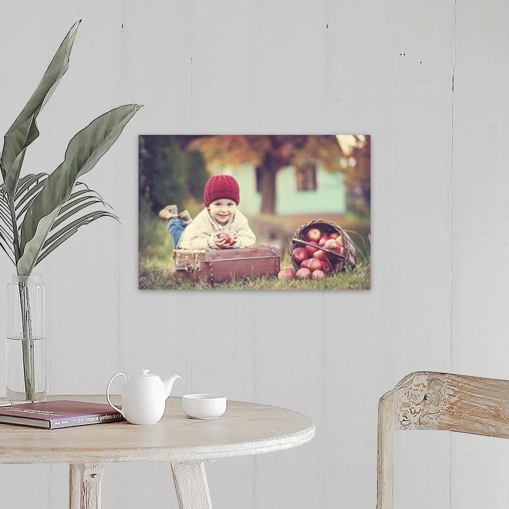 "Apple Season" Canvas Wall Art