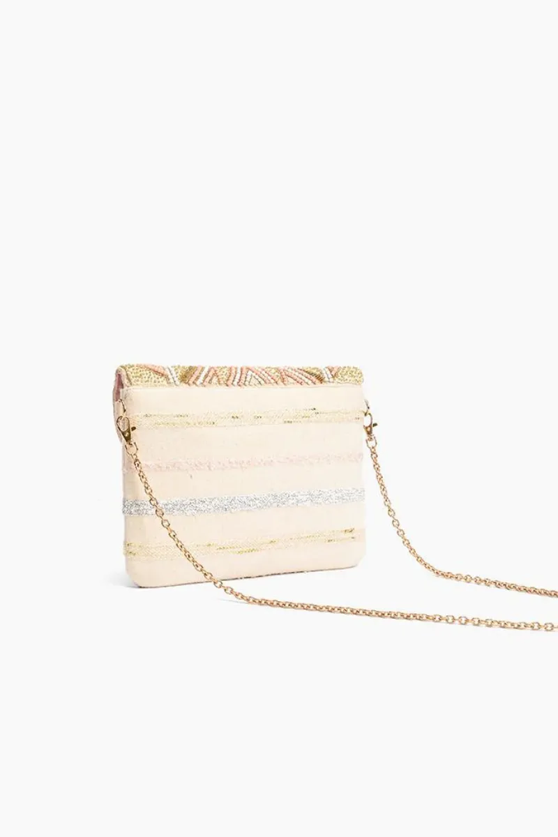 Rose Gold Envelope Clutch